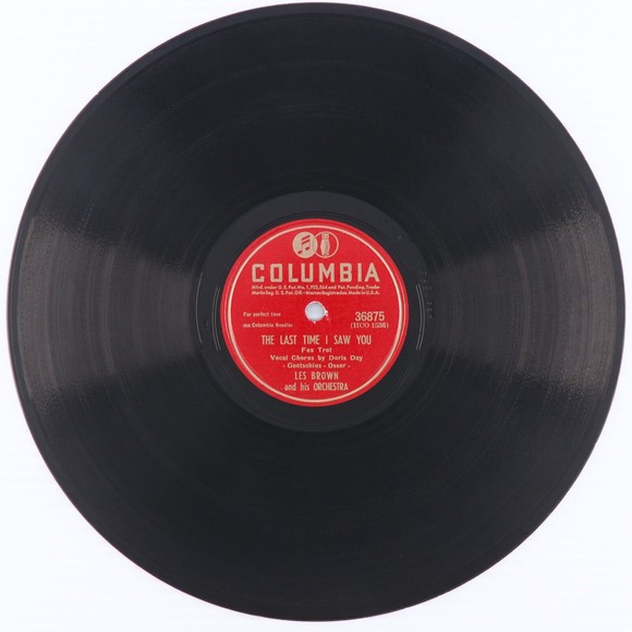 Les Brown - Last Time I Saw You / Aren't You Glad 1945 10" 78 rpm Record 36875 - Picture 2 of 16